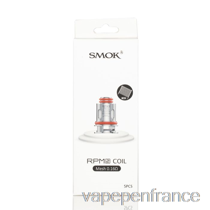 Smok Rpm 2 Bobines De Remplacement 0,23ohm Tr/min 2 Bobines De Maille Stylo Vape